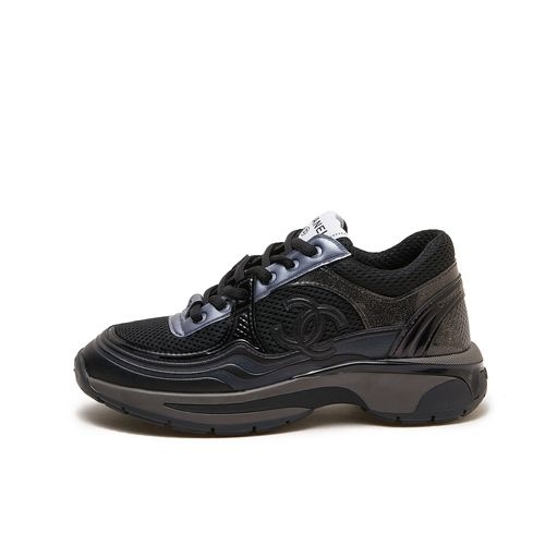 Chanel Embroidered Casual Sneakers With Breathable Lining