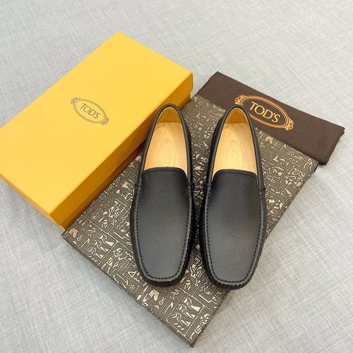 Tods Cow Leather Loafers With Original Packaging
