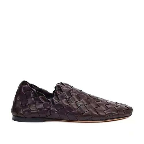 Bottega Veneta BV Woven Loafers Leather Sole Two Wear