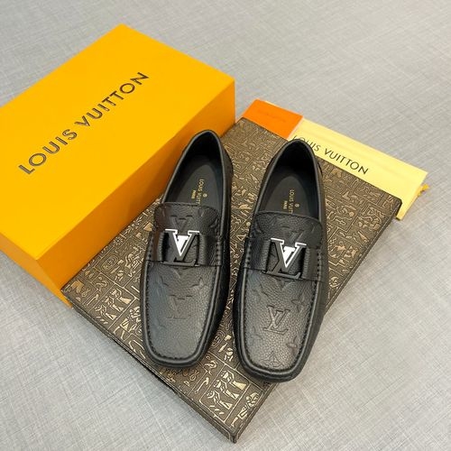 Louis Vuitton LV Classic Grain Embossed Loafers