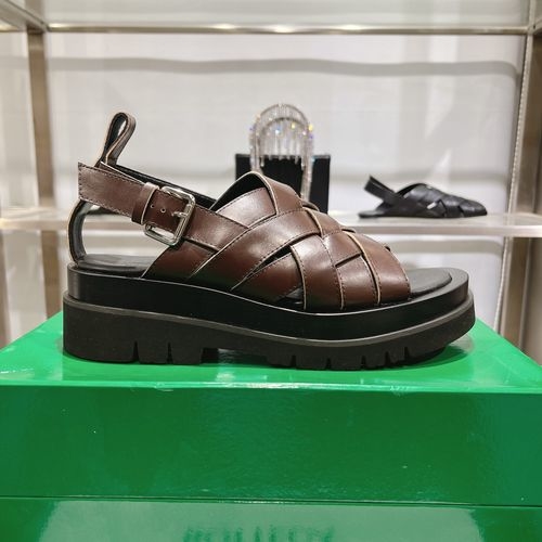 Bottega Veneta BV Woven Lace-Up Casual Shoes