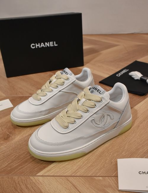 Chanel Slip-On Shoes With Silk Upper And Sheepskin Lining