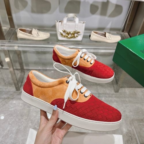 Bottega Veneta BV Hand-Woven Lace-Up Casual Shoes