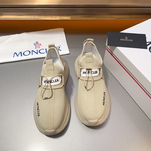 Moncler Moncler Classic Breathable Mesh Sports Shoes With Non-Slip Soles