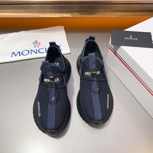 Moncler Moncler Classic Breathable Mesh Sports Shoes With Non-Slip Soles