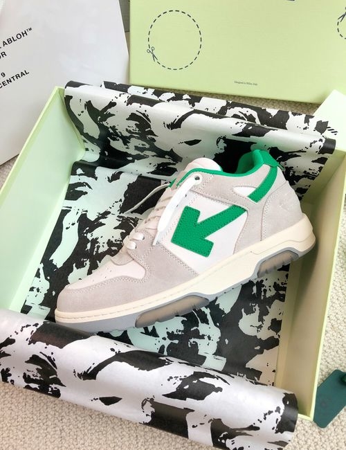 Fendi Out Of Office Leather Sneakers, High Quality