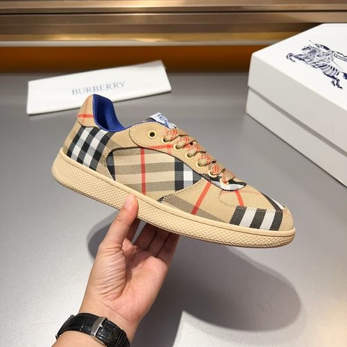 Burberry Vintage Check Canvas Sneakers