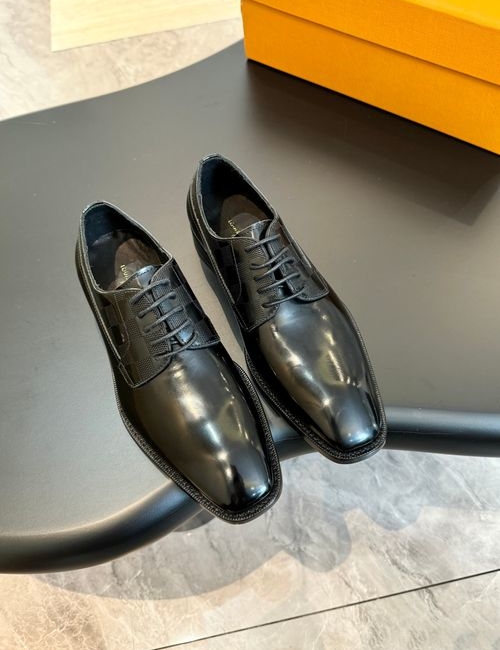 Louis Vuitton LV Patent Cowhide Formal Leather Shoes