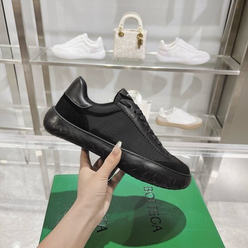 Bottega Veneta BV Lace-Up Suede Leather Sneakers