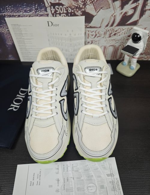 Christian Dior CD B30 Breathable Mesh Leather Sneakers