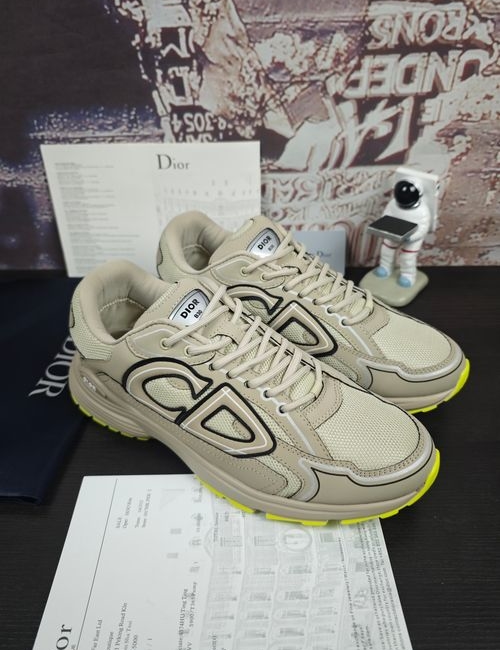 Christian Dior CD B30 Breathable Mesh Leather Sneakers