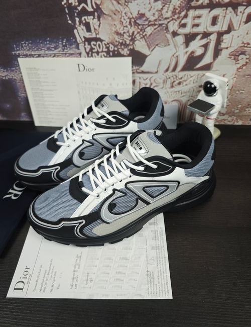 Christian Dior CD B30 Breathable Mesh Leather Sneakers