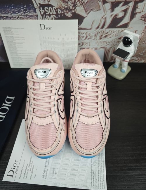 Christian Dior CD B30 Breathable Mesh Leather Sneakers