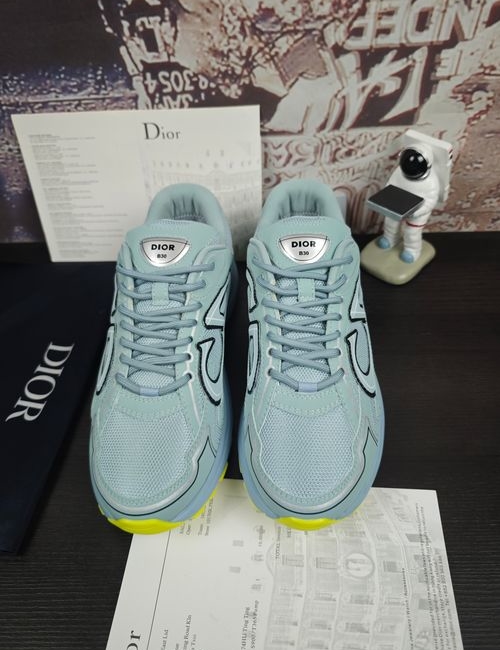 Christian Dior CD B30 Breathable Mesh Leather Sneakers