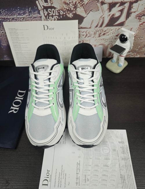 Christian Dior CD B30 Breathable Mesh Leather Sneakers