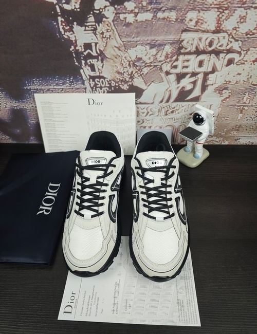 Christian Dior CD B30 Breathable Mesh Leather Sneakers