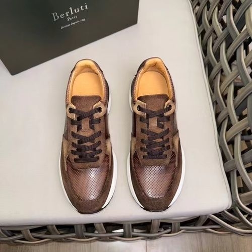 Berluti Low-top Casual Leather Sneakers