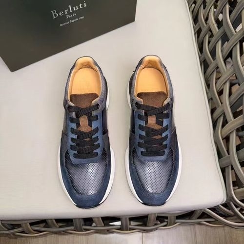 Berluti Low-top Casual Leather Sneakers