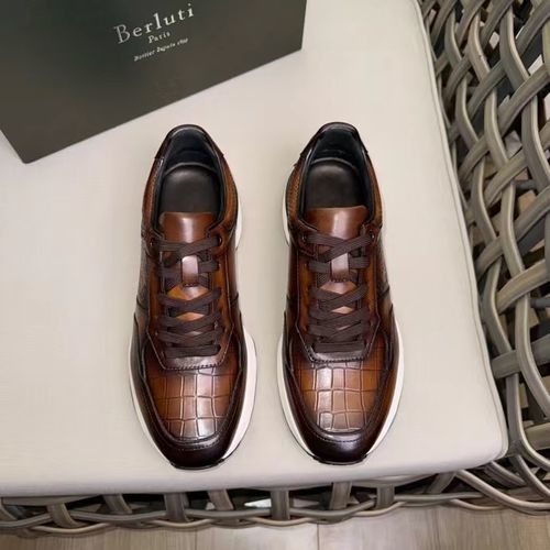 Berluti Low-top Casual Leather Sneakers