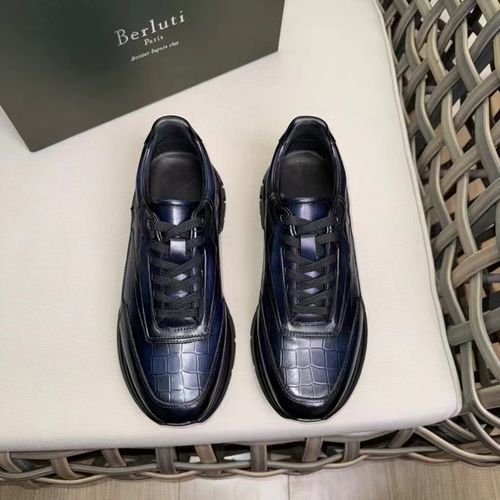 Berluti Low-top Casual Leather Sneakers