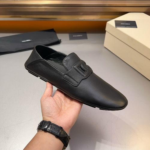 Dolce & Gabbana DG DG Driver Soft Leather Loafers