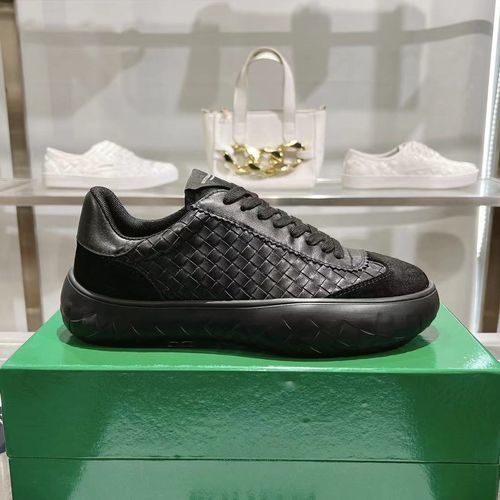 Bottega Veneta BV Woven Loafer Platform Sneakers