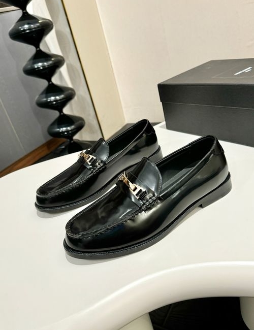 Yves Saint Laurent YSL Patent Leather Leather Sole Dress Shoes