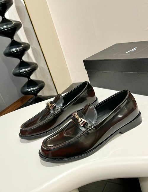 Yves Saint Laurent YSL Formal Leather Shoes Cowhide Sole