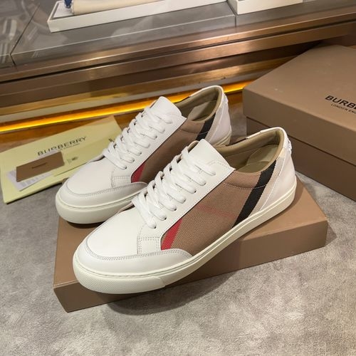 Burberry Vintage Plaid Low-top Sneakers TPU Sole