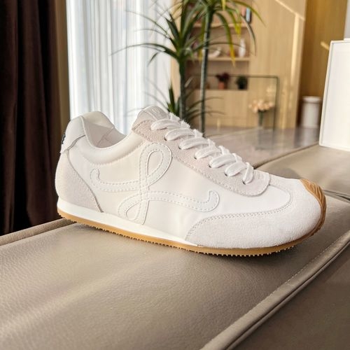 Loewe Color-block Cowhide Suede Casual Shoes