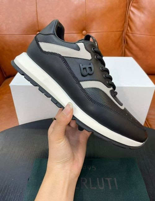 Berluti Low-Top Sneakers With Sheepskin Lining