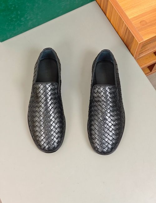 Bottega Veneta BV Handwoven Leather Slip-on Loafers