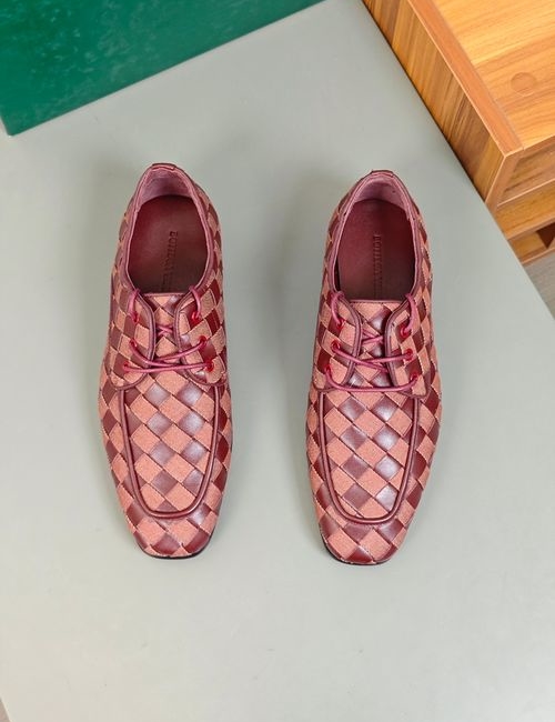 Bottega Veneta BV Woven Leather Loafers With Leather Sole