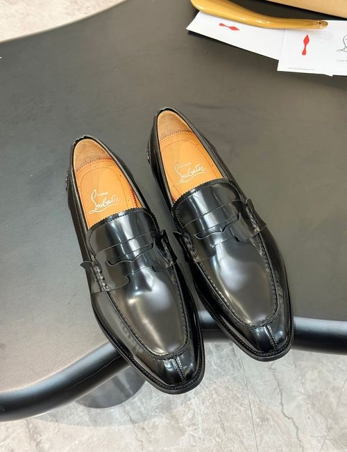 Christian Louboutin High-End Loafer Shoes With Red Soles