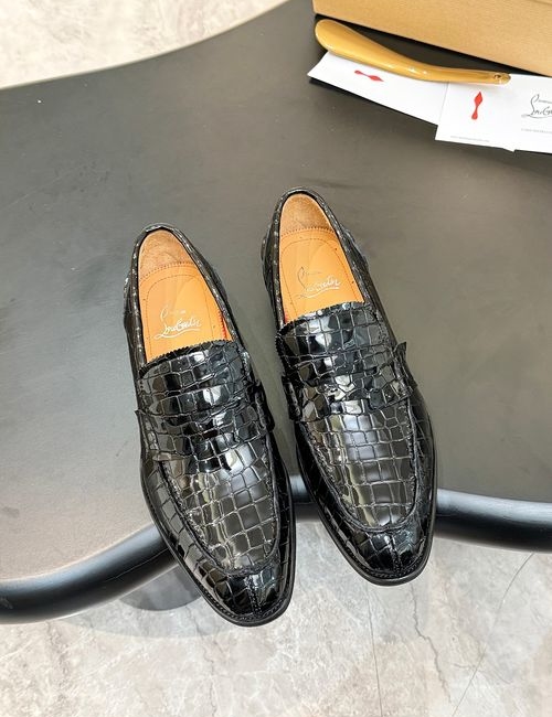 Christian Louboutin Casual Loafer Shoes With Red Sole