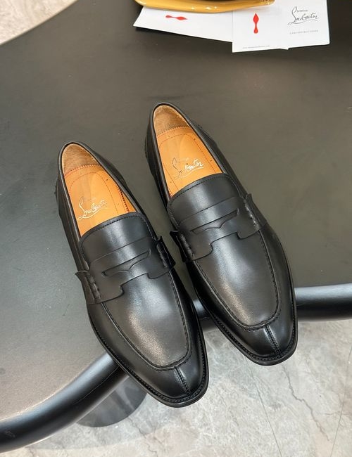 Christian Louboutin High-End Loafer Shoes With Red Soles