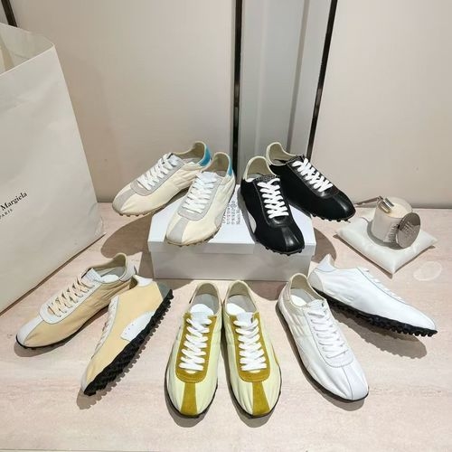 Maison Margiela MM6 Sprinters Sneakers Suede Nylon Sole