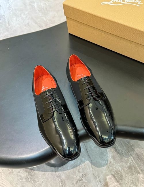 Christian Louboutin Red Sole Cow Leather Loafers
