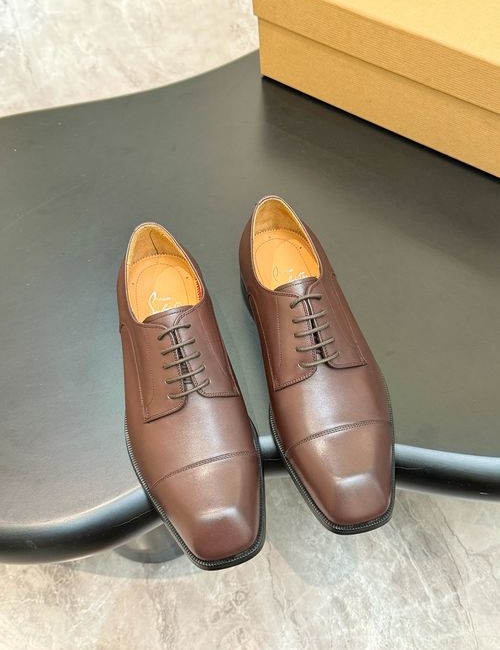 Christian Louboutin Red Sole Cow Leather Loafers