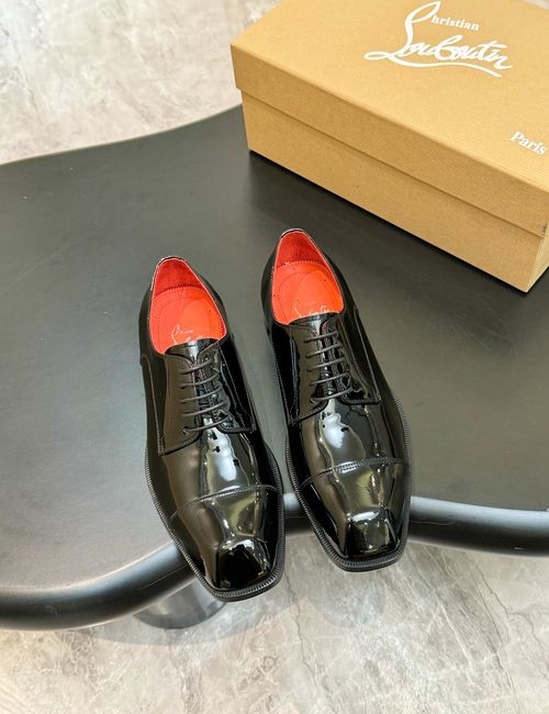 Christian Louboutin Red Sole Cow Leather Loafers