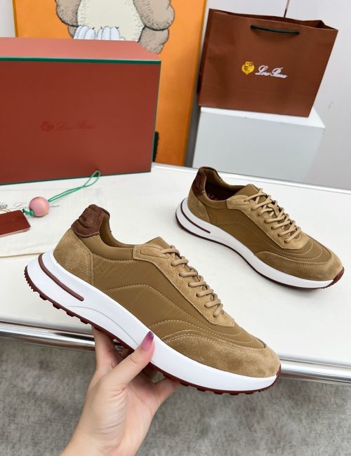 Loro Piana LP Calfskin Breathable Lightweight Sneakers