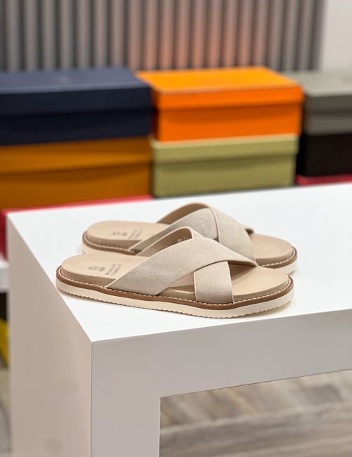 Brunello Cucinelli BC Suede Cowhide TPU Foam Slides