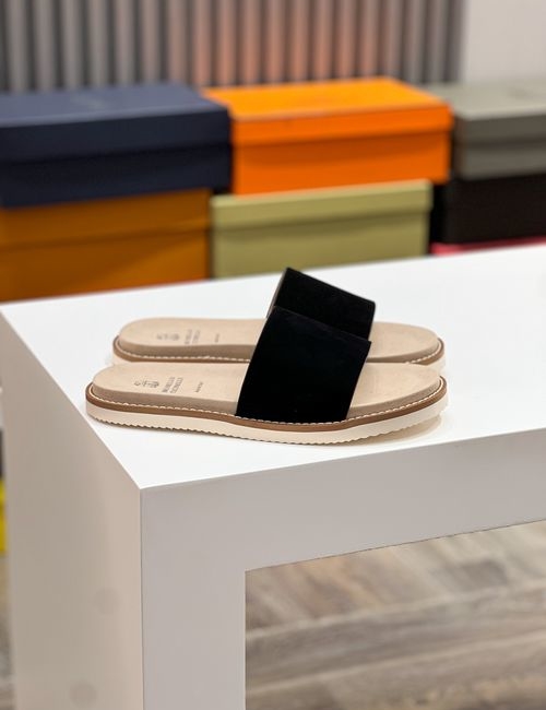 Brunello Cucinelli BC Suede Cowhide TPU Foam Slides