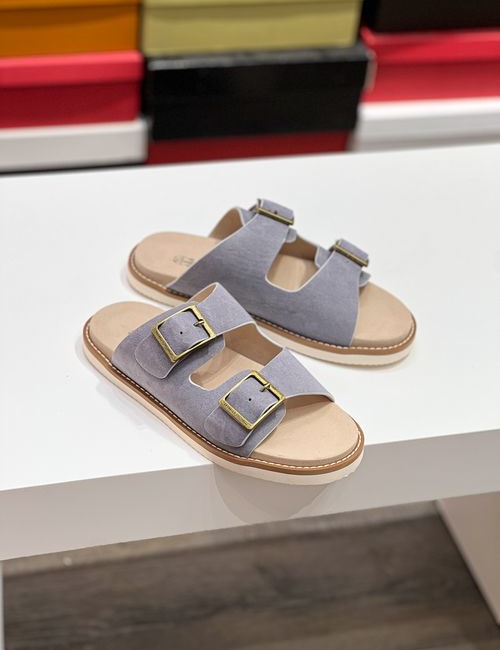 Brunello Cucinelli BC Suede Cowhide TPU Foam Slides