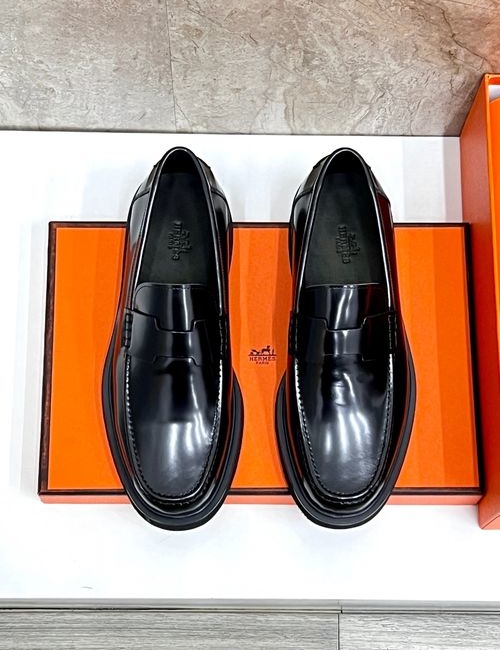 Hermes Genuine Leather Casual Shoes