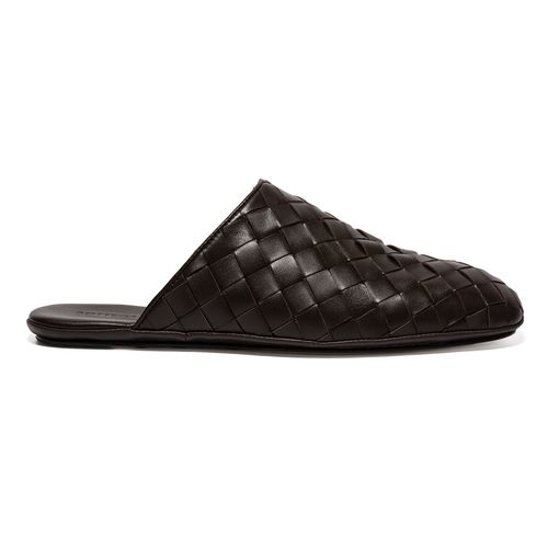 Bottega Veneta BV Round-Toe Woven Mules