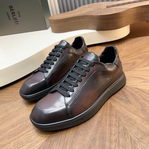 Berluti Hand-rubbed Patina Dyed Sneakers