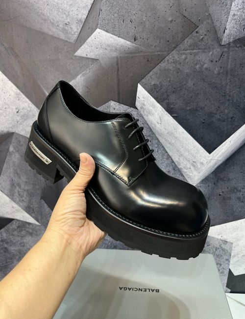 Balenciaga Venom Distressed Derby Shoes