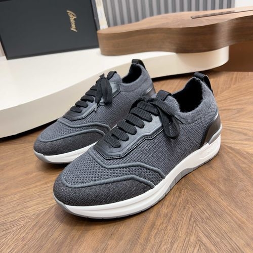 Brionia Cashmere Wool Blend, Elegant Knit Sneakers
