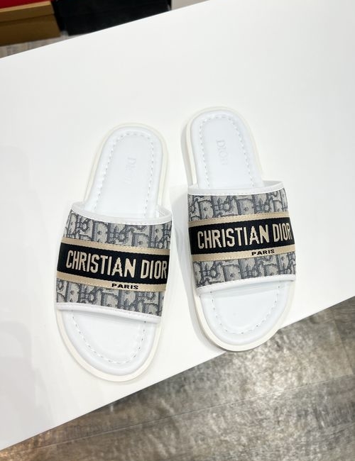 Christian Dior CD Brand Totem Fabric Casual Sandals
